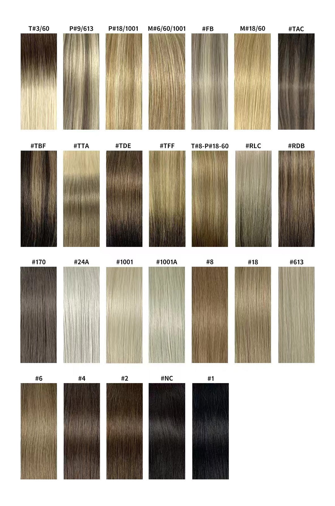 [Orient Fashion] Wholesale Factory Russian New Hand Tied Weft Hair Extensions(Contact us for more colors and prices~)