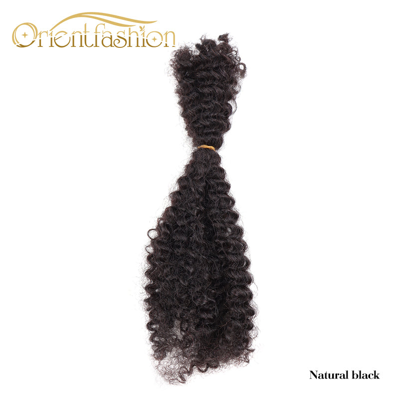 Orientfashion Brazilian Kinky Human Hair 4b 4c Bulk Human Hair for Braiding 100g